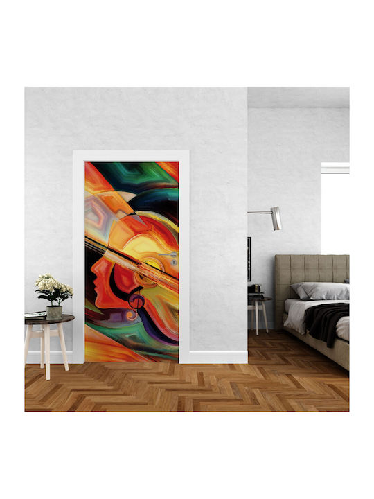 Αυτοκόλλητο Πόρτας Abstract 04 95cm