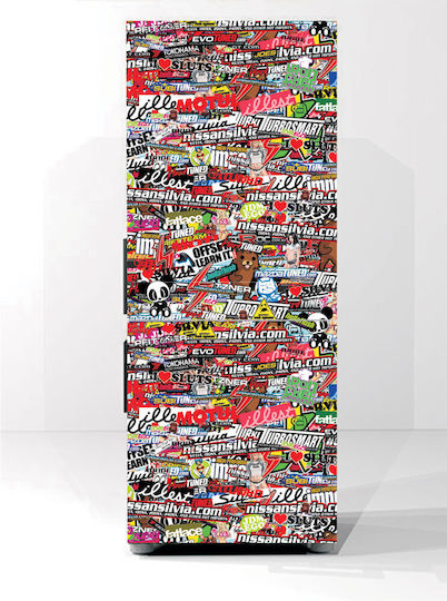 Αυτοκόλλητο Ψυγείου Logos 190cm