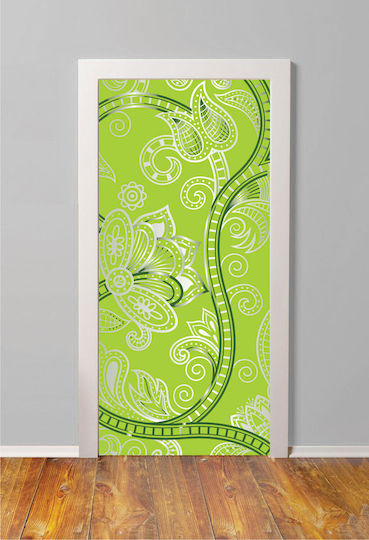 Türsticker Blumen 205cm