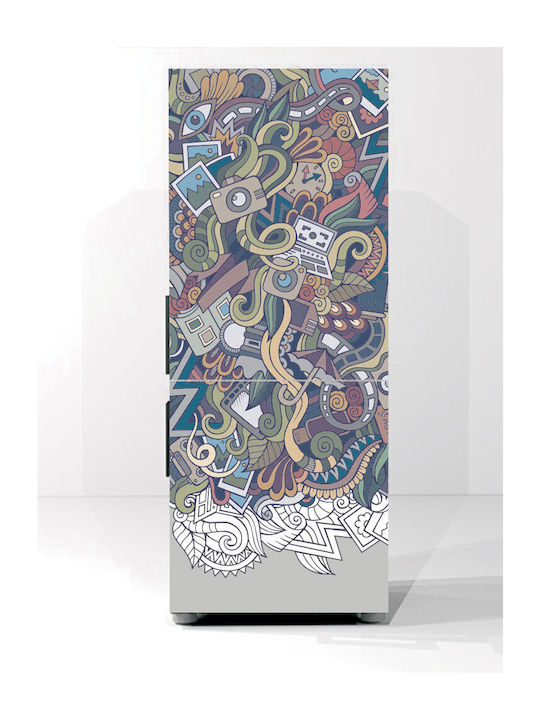 Αυτοκόλλητο Ψυγείου Abstract Pattern 180cm