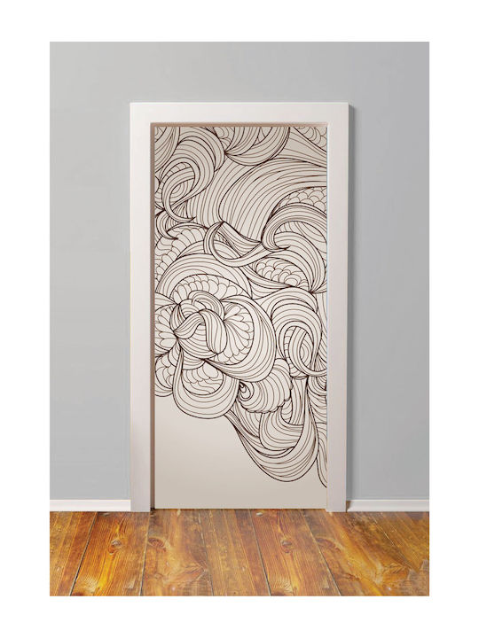 Vintage Design Door Sticker 75cm