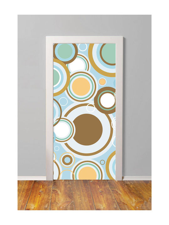Groove Circles Door Sticker 90cm