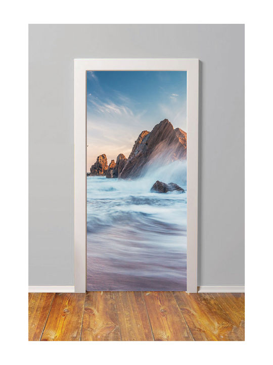 Door Sticker Waves 190cm