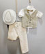 Guy Laroche Baptism Outfit Boy 6pcs Gu-656