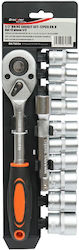 Breckner Ratschen- und Steckschlüssel-Set 1/2" 12 Stück