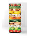 Kühlschrankaufkleber Gemüse Früchte 60cm