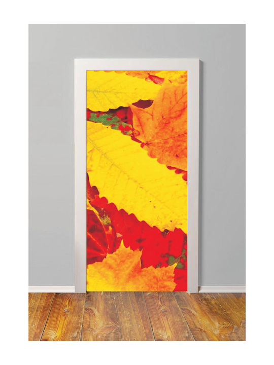 Door Sticker Fallen Leaves 85cm