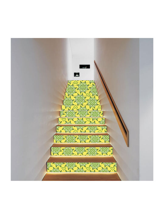 Wandsticker Treppe Vintage Muster 5 1 Stück Orafol
