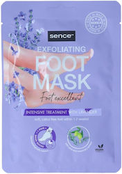 Sence Exfoliating Socks Foot Excellent Peeling Mask for Legs 1 Pair