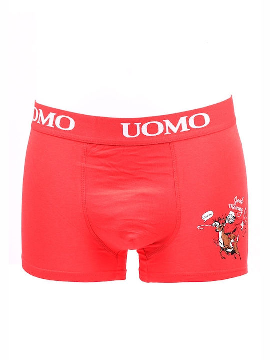 Uomo Men's Boxer Red