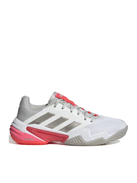 adidas Barricade 13 Γυναικεία Παπούτσια Τένις Λευκά