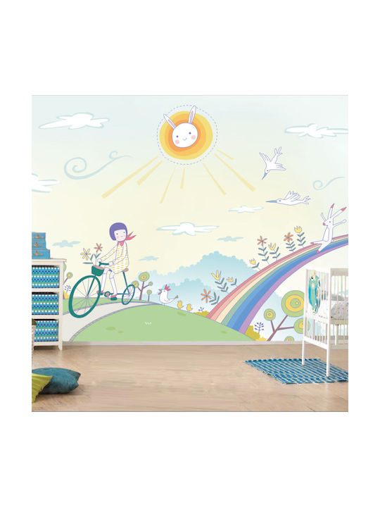 Bicycle Ride Adhesive Wallpaper 265cm