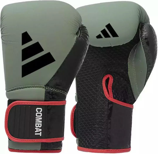 adidas Combat 50 Γάντια Πυγμαχίας για Αγώνα Πράσινα