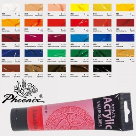 Vopsea Acrilică Phoenix 100ml 25583 688 Umbra Naturală
