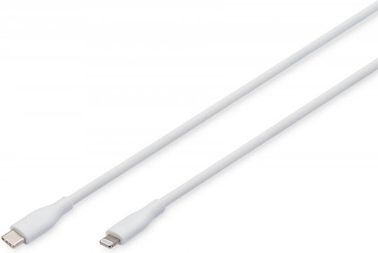 Digitus USB-C to Lightning Cable 60W White 1m (AK-600110-005-W)