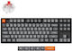 Keychron K8 Max K8M-J1 Безжична Гейминг Механична Клавиатура Tenkeyless с Keychron Super Red превключватели и RGB осветление (Английски US)