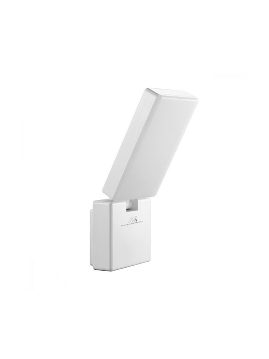 Maclean Energy Waterproof Outdoor Ceiling Light with Integrated LED in White Color Mce514w