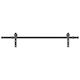vidaXL Sliding Door Mechanism 152cm Black