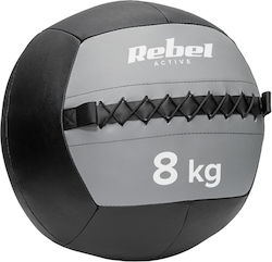 Μπάλα Medicine 35cm , 8kg σε Μαύρο Χρώμα Μπάλα Medicine 35cm , 8kg σε Μαύρο Χρώμα