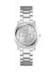 Guess Women's Watch Chronograph with Silver Metal Bracelet