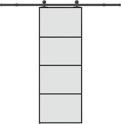 Mecanism ușă glisantă Vidaxl 76x205 cm Sticlă E...