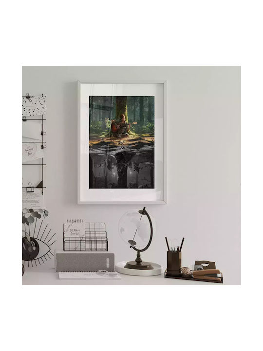 Gaming Poster Last Us Part 2 Gm2306 21cm X 30cm Black Wooden Frame