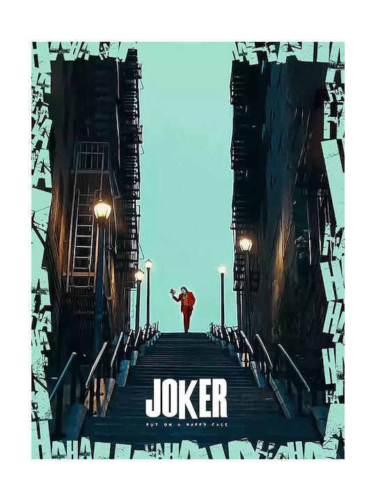 Poster Joker Pe Scări Mv016 30cm X 40cm