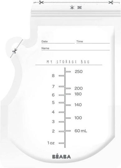 Beaba Groß Muttermilch-Aufbewahrungsbeutel 250ml 1Stück