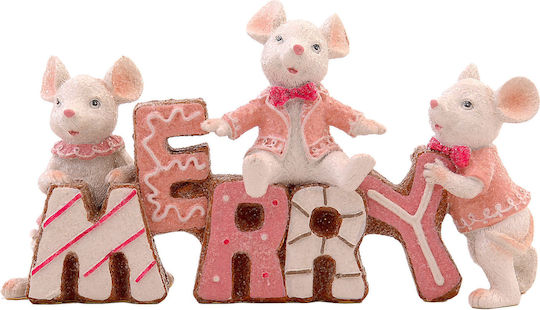 Christmas Decorative Mice 12 cm