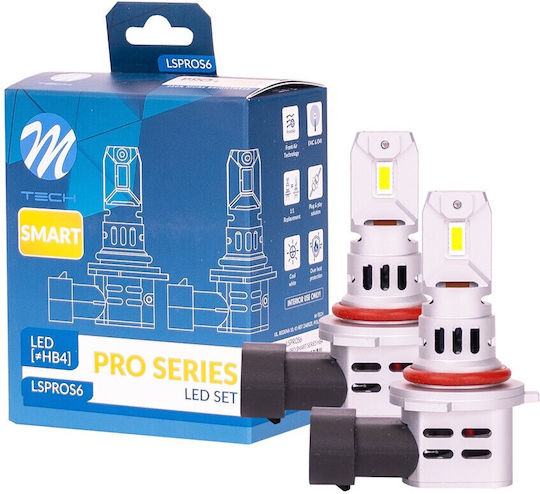 M-Tech Lamps Car HB4-9006 Canbus LED 6500K Cold White 12V 40W 2pcs