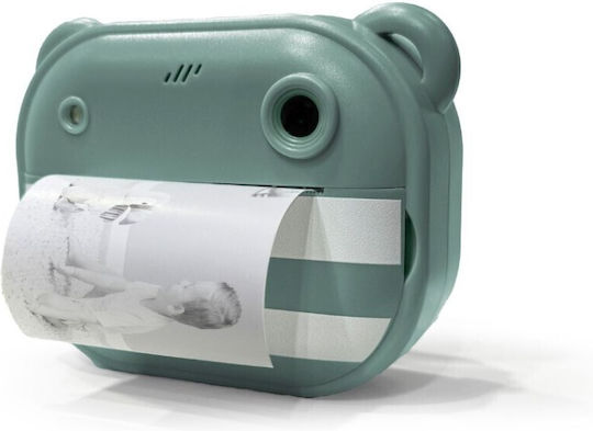 Zazu Fun Kids Camera 48 Mp Instant Printing Hd 1080p Green