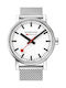 Mondaine Women's Watch with Silver Metal Bracelet