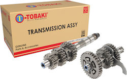 Komplettes Getriebe ohne Welle Yamaha Crypton X 135 Tobaki