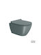 GSI Wall-Mounted Toilet with Slim Cover Soft Close Green