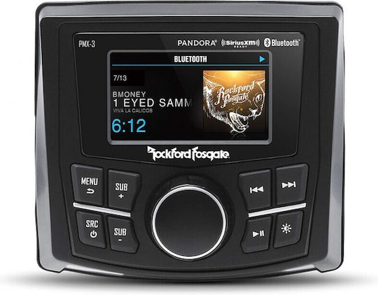 Rockford Fosgate Ηχοσύστημα Σκάφους με AUX / Bluetooth / USB Μαύρο
