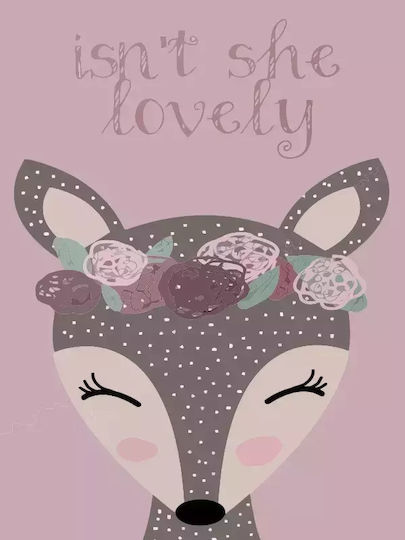 Kids Framed Plastic Wall Painting Lovely 21x30cm