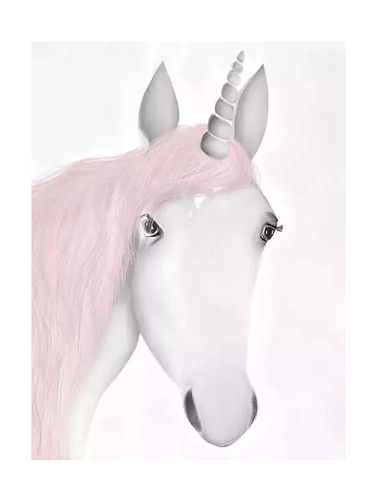Παιδικό Κάδρο Unicorn από Ξύλο 30x40εκ.