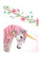 Kids Framed Wall Painting Unicorn 21x30cm