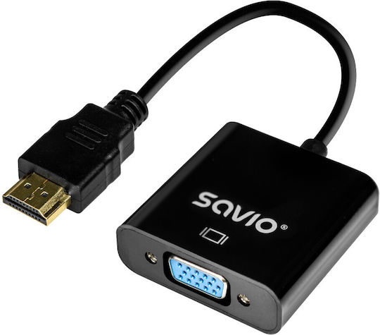 Savio HDMI Male to VGA Female Converter