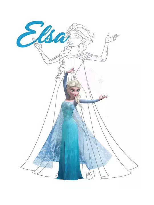 Kids Framed Wall Painting Princess Elsa 30x40cm