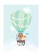 Heißluftballon 21x30cm