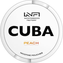 Cuba White Nicotine Pouches Peach 16mg