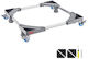 Vevor WGC1725INCHPX7LJ7V0 Adjustable Base For Washer/Dryer made of Plastic with Wheels 1pcs