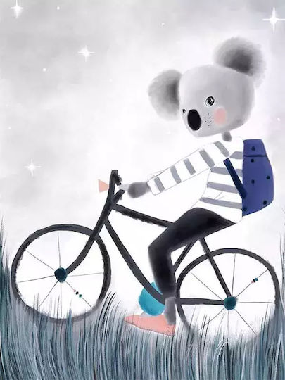 Kids Framed Plastic Wall Painting Koala 21x30cm