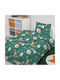 My Home Luxury Kids Duvet Set Single with Pillowcase Multicolour 160x240cm
