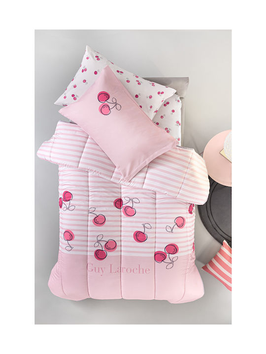 Guy Laroche Kinderdecke Einzel Rosa 160x220cm