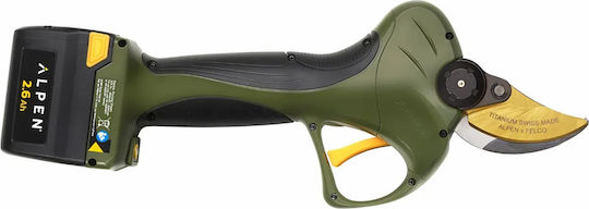 Alpen Swiss Tools 40 Wild Horn Battery Pruner 21.6V 2x2.6Ah/4.5Ah With Maximum Cutting Diameter 40mm In Carrying Case