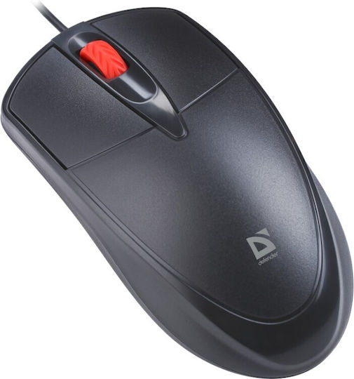 Defender Icon Mb-057 Black Ενσύρματο Ποντίκι Μαύρο