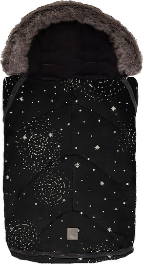 Kikka Boo Trendy Galaxy Waterproof Stroller Footmuff with Fleece Lining 98x40cm Black