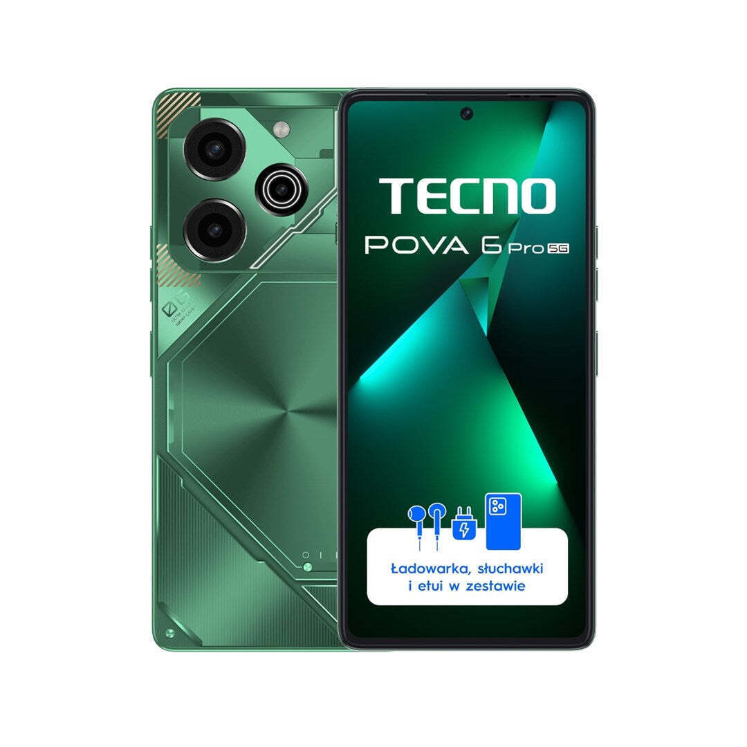 Tecno Pova 6 Pro 5G Dual SIM (12GB/256GB) Comet Green | Skroutz